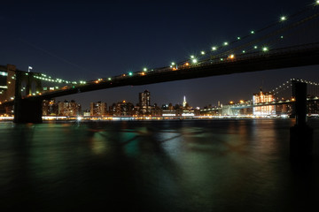 Fototapeta na wymiar Manhattan Night Exposure