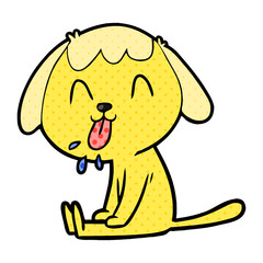 cute cartoon dog