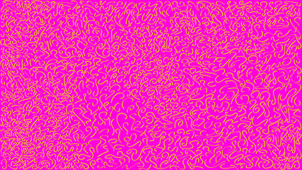Yellow doodle on pink background