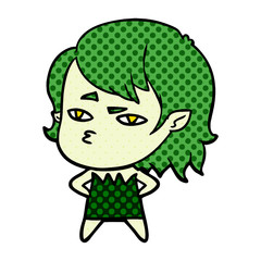 cartoon vampire girl