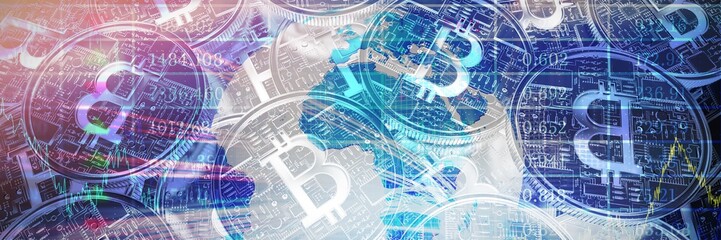 Composite image of stocks and shares