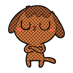 cute cartoon dog