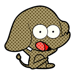 cute cartoon elephant