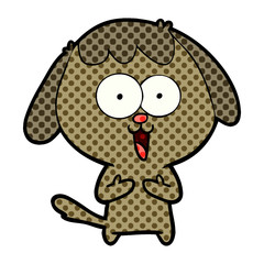 cute cartoon dog