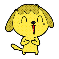 cute cartoon dog