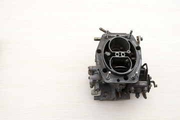 Old carb close-up