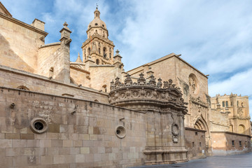Fototapeta na wymiar Cathedral, Murcia, Spain. December 17, 2017