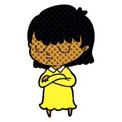cartoon woman