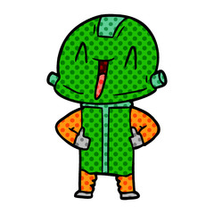 cartoon robot