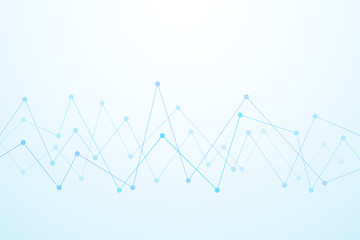 Abstract blue background with lines