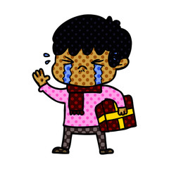 crying boy cartoon