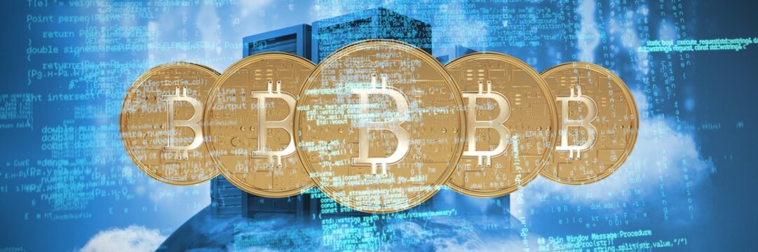 Composite image of composite image of binary codes - Powered by Adobe