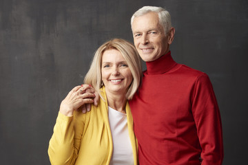 Happy senior couple portrait