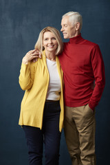 Happy senior couple portrait