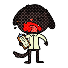 cute cartoon dog