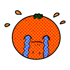 cartoon orange