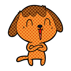 cute cartoon dog