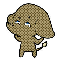 cartoon elephant remembering