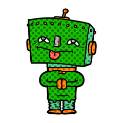 cartoon robot