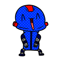 cartoon robot