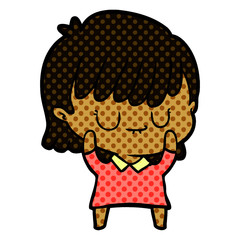 cartoon woman