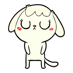 cute cartoon dog