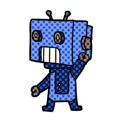 cartoon robot