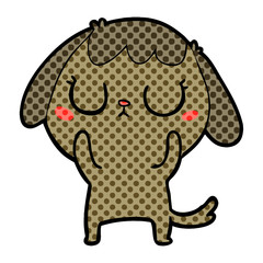 cute cartoon dog