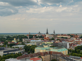 Fototapeta na wymiar Panorama view of Tallin, Estonia