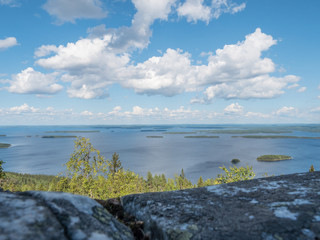 Fototapeta na wymiar Finnish Lake at Koli