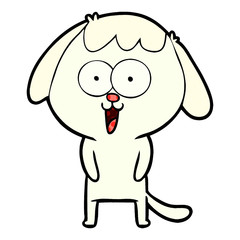 cute cartoon dog