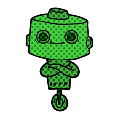 cartoon robot