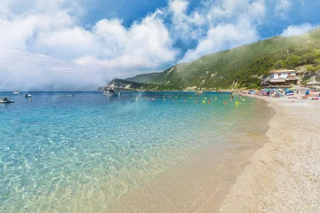 Foto op Canvas Turquoise water on Agios Nikitas beach in Lefkada, Greece © Serenity-H