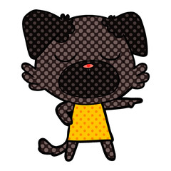cute cartoon dog