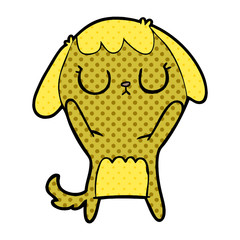cute cartoon dog