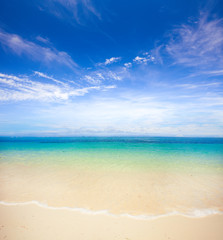 beach and beautiful tropical sea