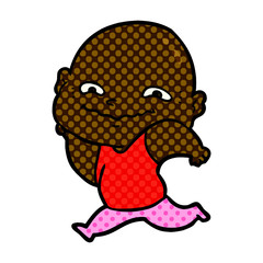 cartoon creepy guy