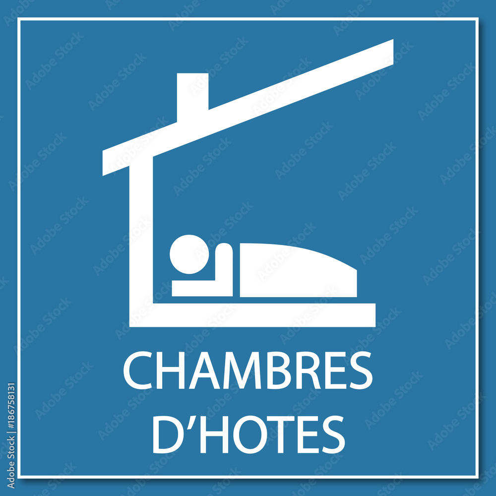 Canvas Prints Logo chambre d'hôtes.