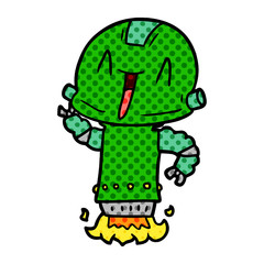 cartoon robot