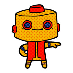 cartoon robot