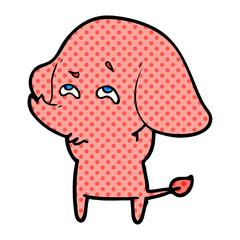 cartoon elephant remembering