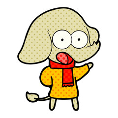 cute cartoon elephant
