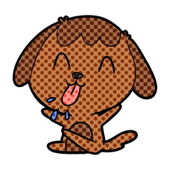 cute cartoon dog