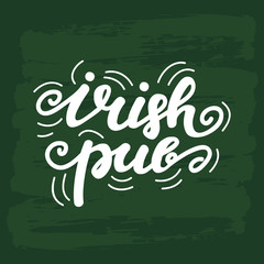 Vector illustration with lettering