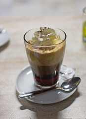 Irish coffee drink