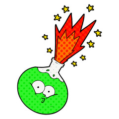 cartoon potion exploding