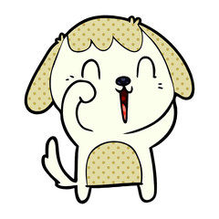 cute cartoon dog