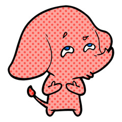 cartoon elephant remembering