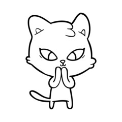 cute cartoon cat
