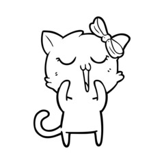 cartoon cat